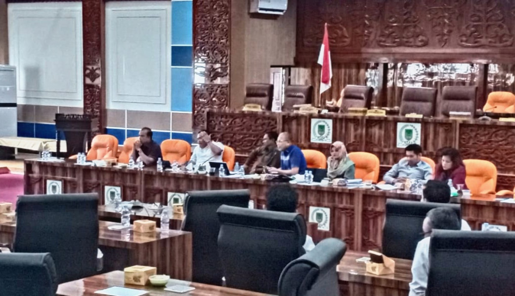 Pansus A DPRD Rohil Lakukan Harmonisasi Ranperda PRD ke Kanwil Kemenkumham Riau