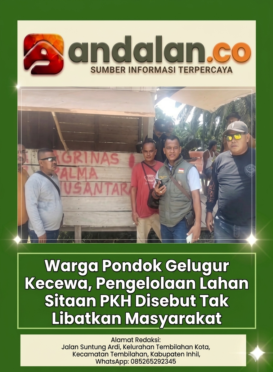 Warga Pondok Gelugur Kecewa, Pengelolaan Lahan Sitaan PKH Disebut Tak Libatkan Masyarakat