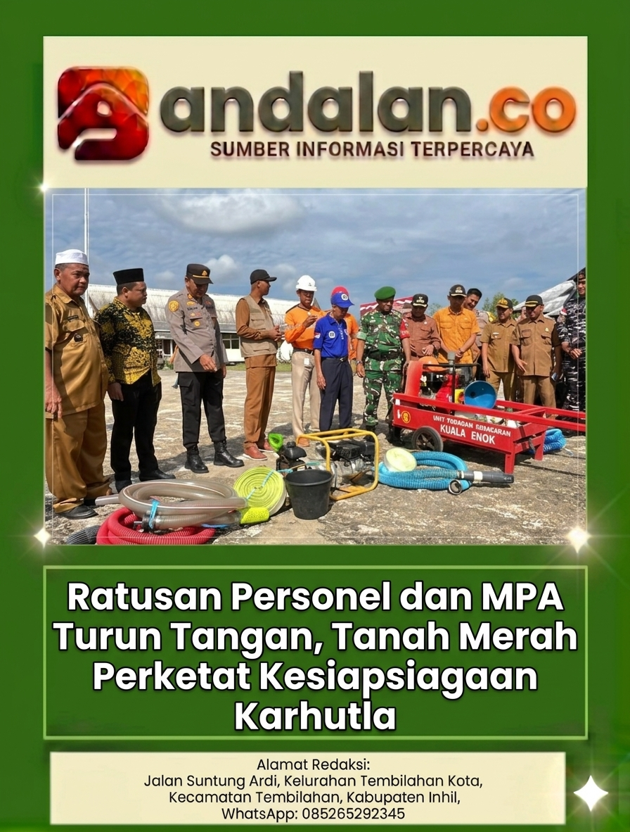 Ratusan Personel dan MPA Turun Tangan, Tanah Merah Perketat Kesiapsiagaan Karhutla