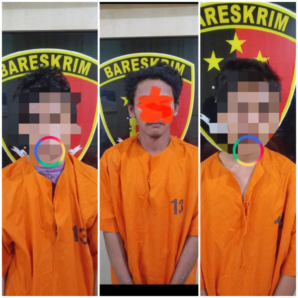 Satreskrim Polres Inhil Ringkus 3 Pelaku Pengeroyokan Yang Menyebabkan MY Meregang Nyawa