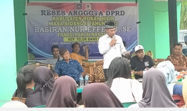 Wakil Ketua DPRD Rohil Tampung Aspirasi Masyarakat Pekaitan, Infrastruktur Masih Menjadi Keluhan