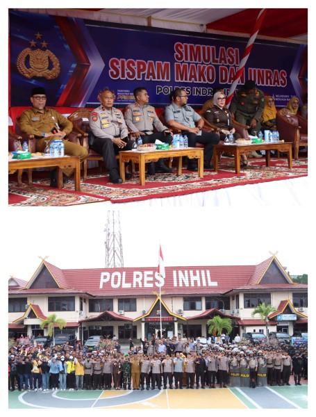 Wakapolda Riau Tinjau Langsung TFG, SISPAMMAKO, dan SISPAMUNRAS di Polres Indragiri Hilir