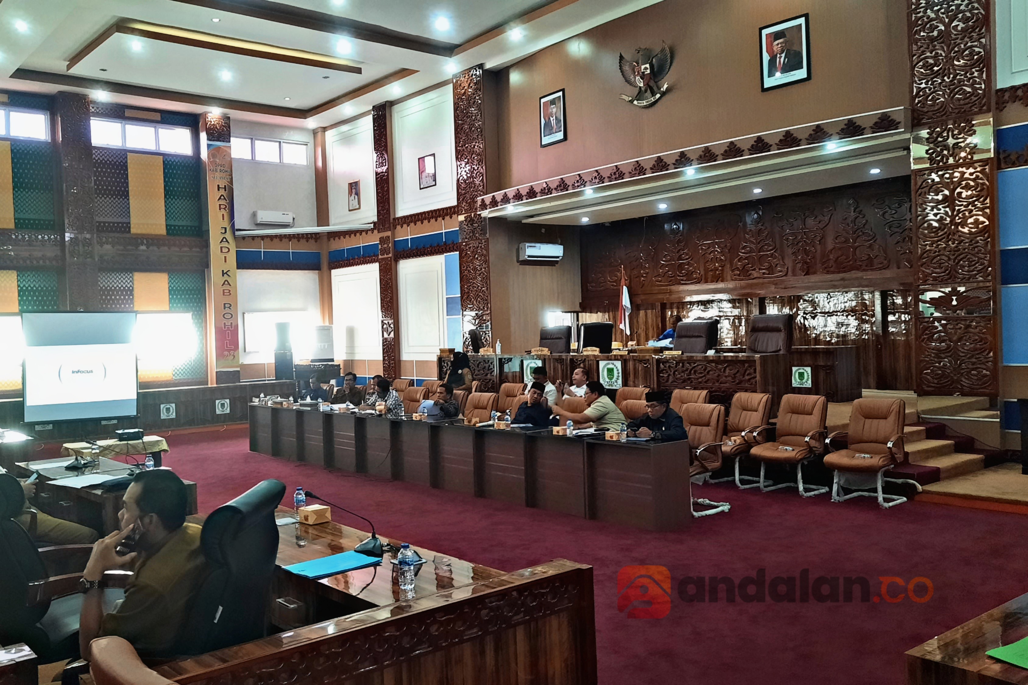 Pembahasan KUA PPAS 2023 Masih Tahap Penggodokan Banggar DPRD Rohil Dan TAPD