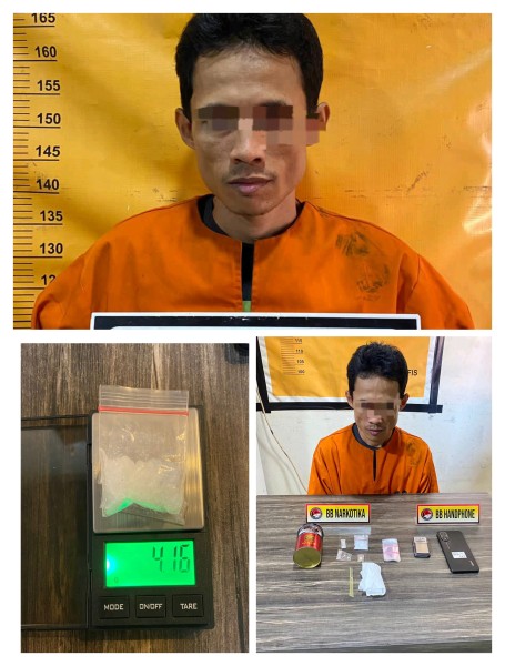 Satresnarkoba Polres Inhil Ungkap Peredaran Sabu dan Ekstasi, Satu Tersangka Ditangkap