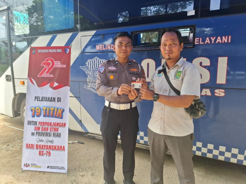 Makin Dekat, Makin Mudah! SIM Keliling Polres Inhil Disambut Antusias Warga