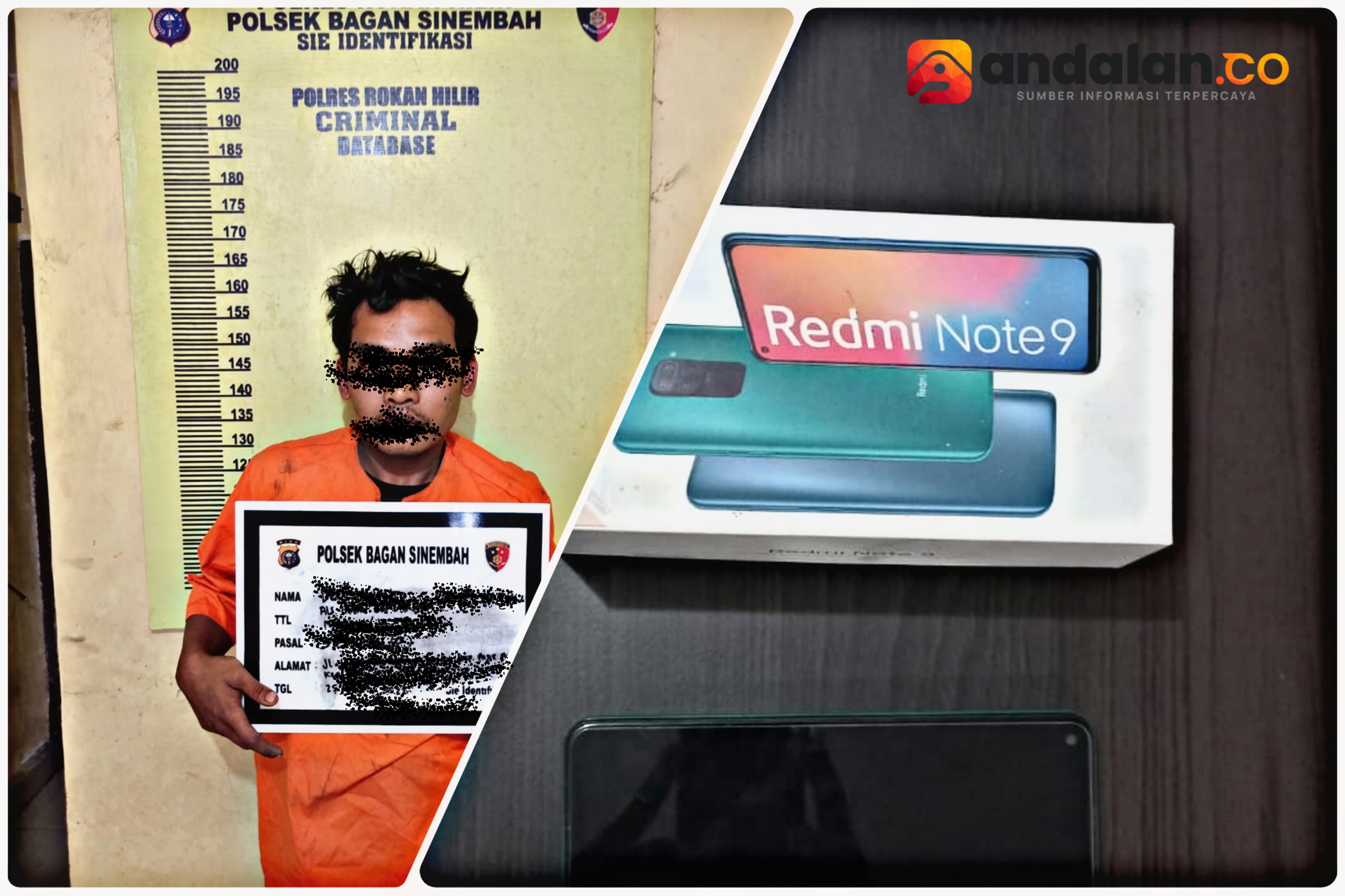 Bukannya Bayar Bakso Yang Dipesannya, Pria di Rohil Ini Malah Bawa Kabur Handphone Penjualnya