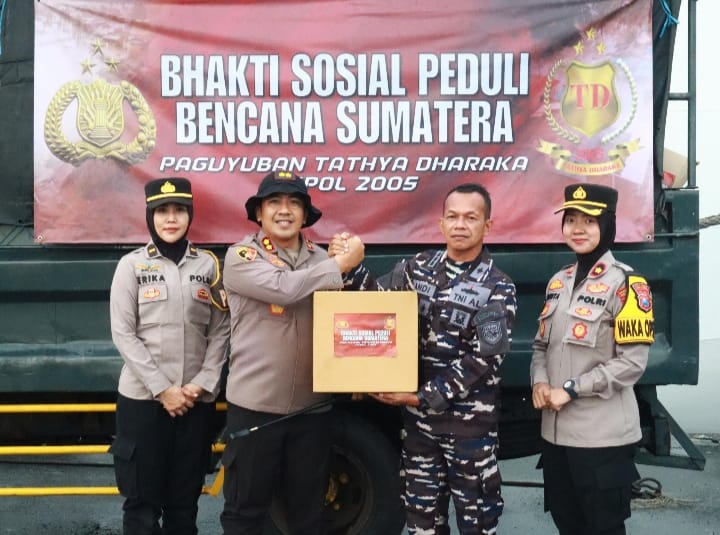 Paguyuban Tathya Dharaka Akpol 2005 Kirim Ribuan Paket Sembako untuk Korban Bencana di Sumatera