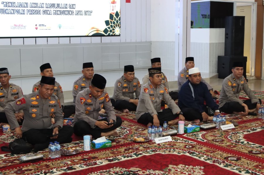 Polres Indragiri Hilir Gelar Peringatan Maulid Nabi Muhammad SAW 1447 H/2025 M