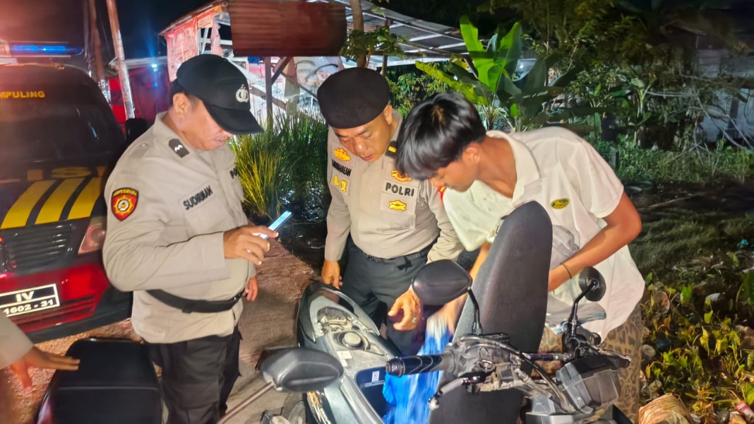Polsek Tempuling Aktif Patroli, Warga Diimbau Jauhi Miras dan Narkoba