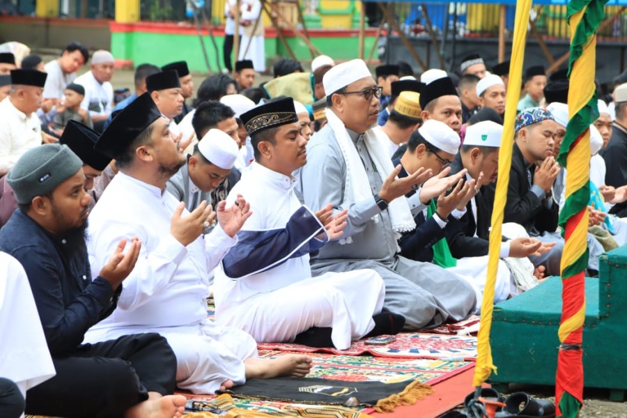 Polres Inhil Giat Pengamanan Sholat Idul Adha