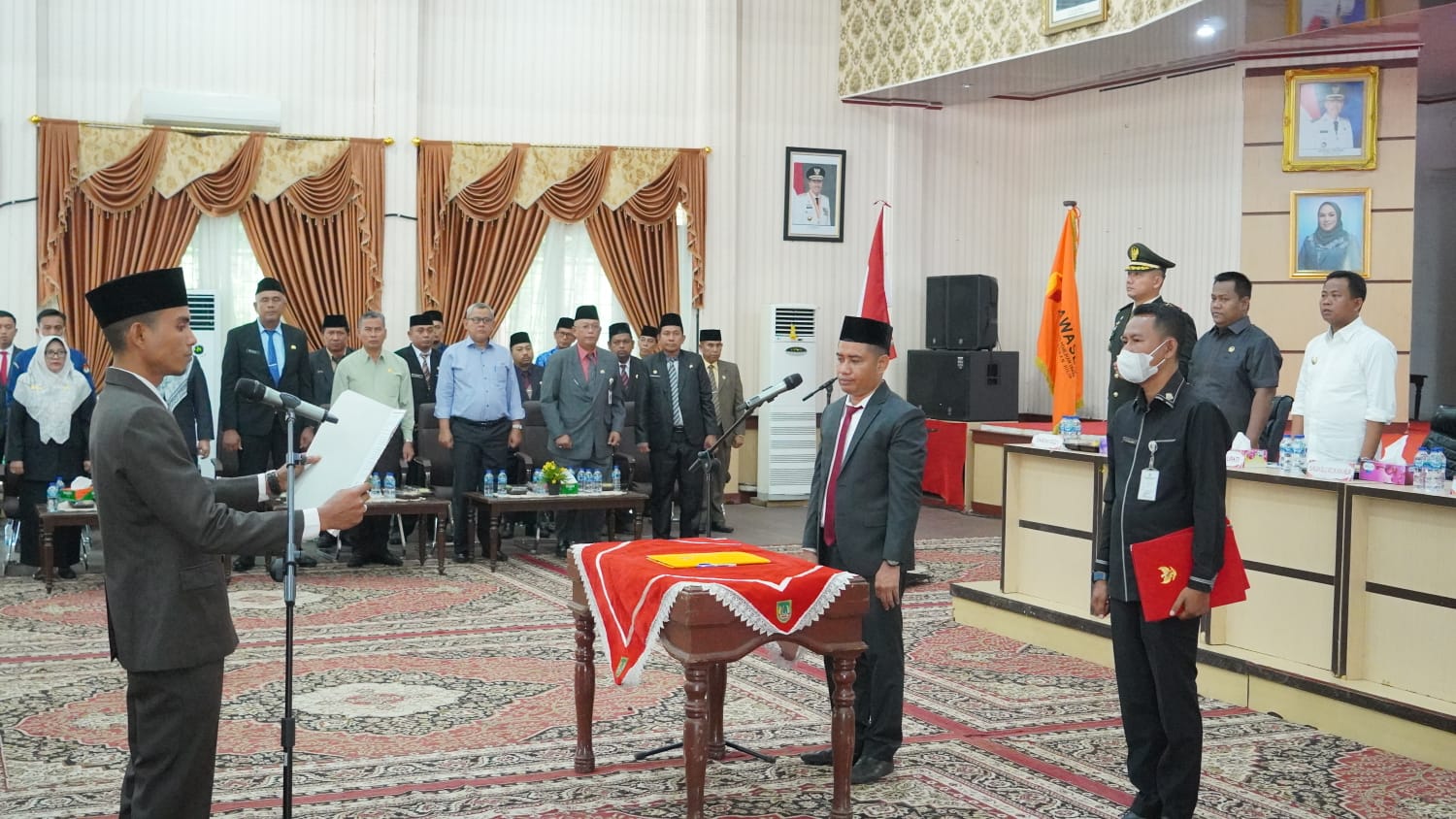 54 Orang Panwascam Se Kabupaten Rohil Resmi Dilantik